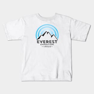 1953 Everest Expedition Kids T-Shirt